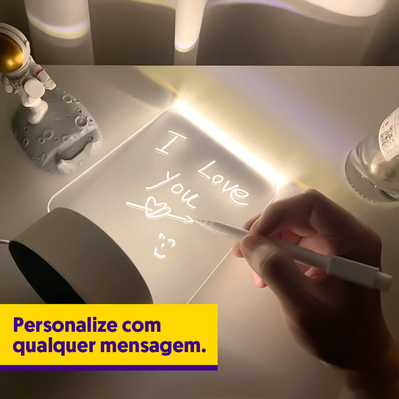 Transformando Seu Espaço com Criatividade: Dicas de Uso para a Luminária Zero Glow Board